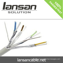 Lansan stp / utp cat7 câble avec test de probabilité passé pvc / lsoh disponible